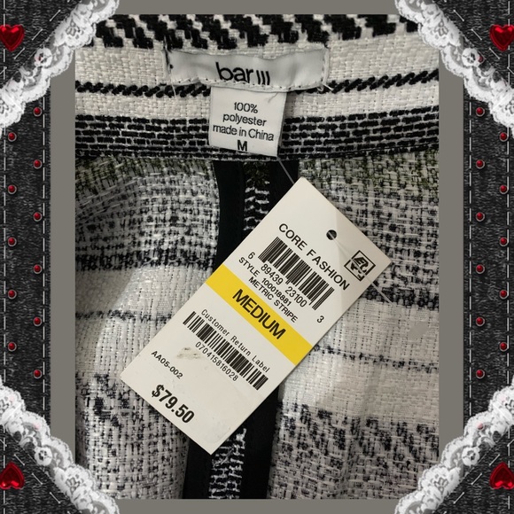 Bar III Metric Stripe Light Weight Jacket - Picture 7 of 7